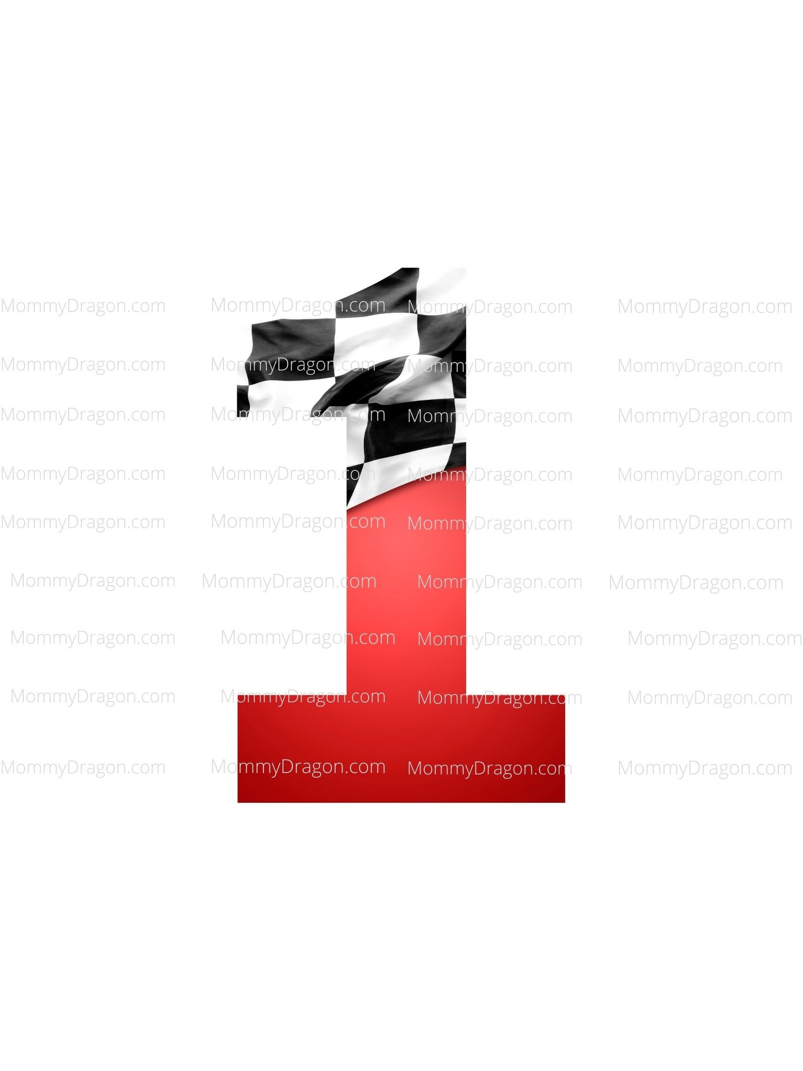 Red Checkered Flag Numbers Bundle 8 Fast Cars Formula One | Etsy