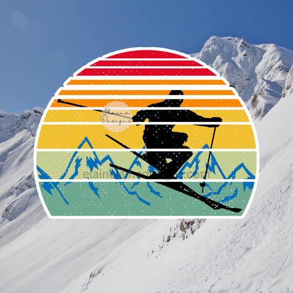 Autocollant Vintage Ski Marker – Campioni Del Mondo – Années 80 – Italie