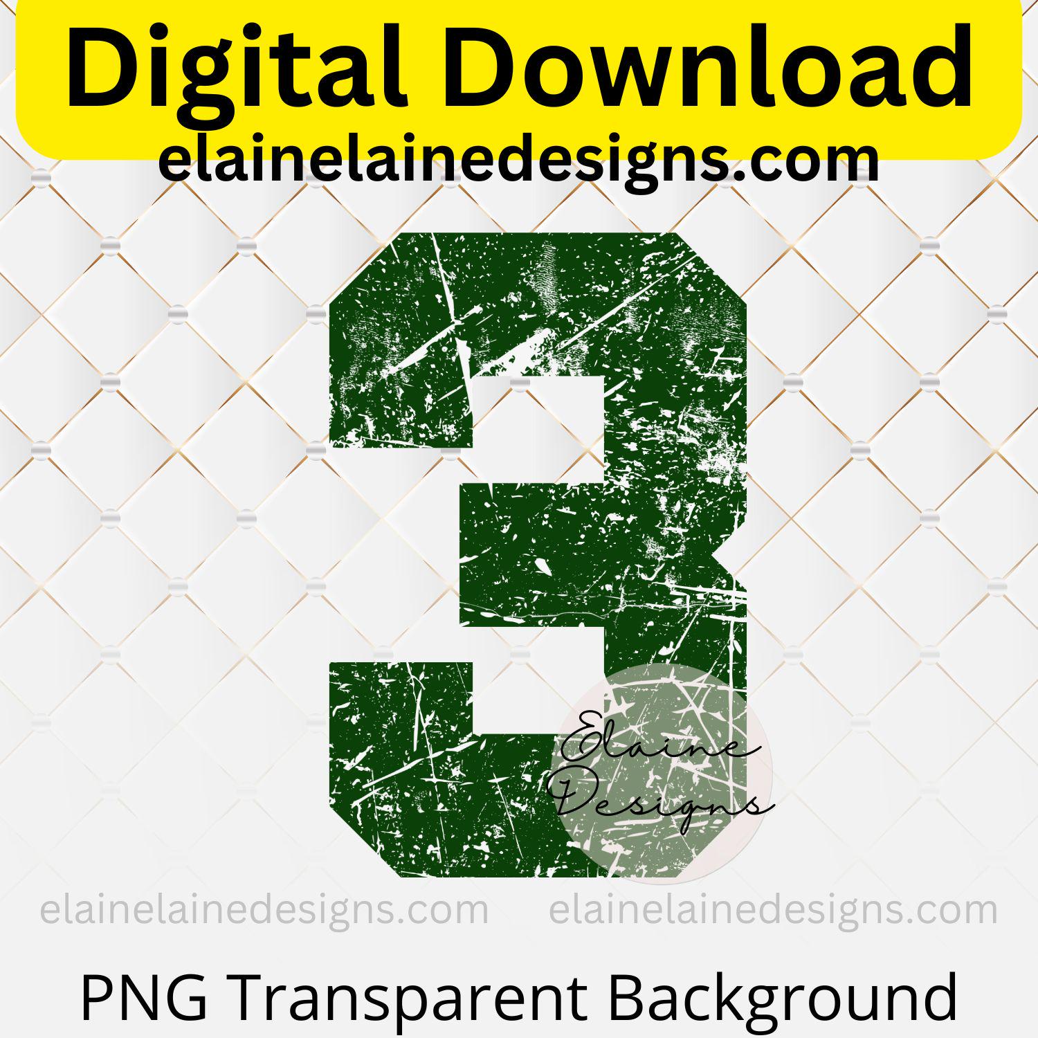 Distressed Varsity Numbers, Numbers Png, Numbers Clipart, Distressed ...