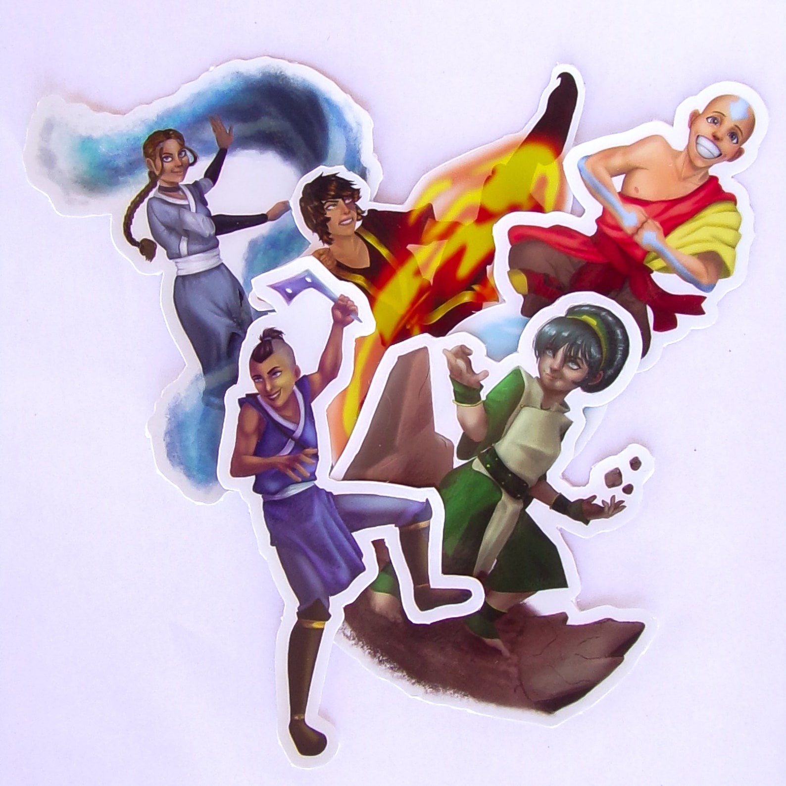 Zuko 4 Vinyl Sticker Etsy