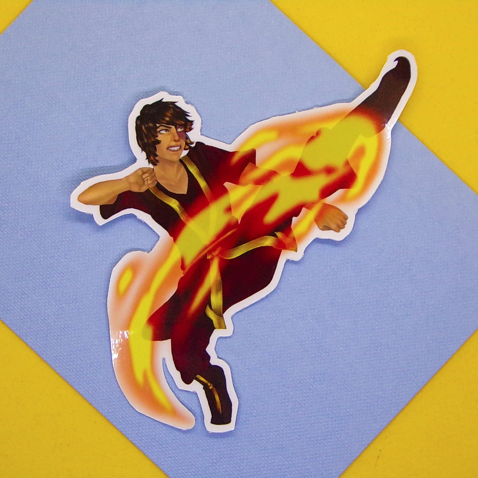 Zuko 4 Vinyl Sticker Etsy