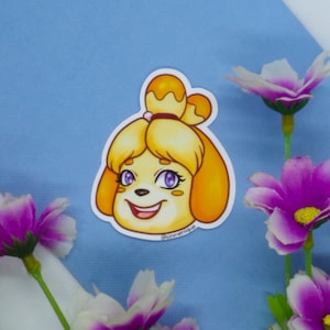 Isabelle 2&quot; Glossy Vinyl Sticker
