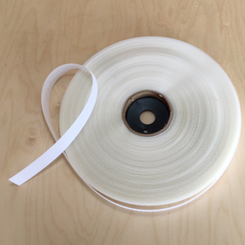 Male fastener tape self-adhesive Tape 1 Large fastener tape 25mm hook tape white self-adhesive hook and loop