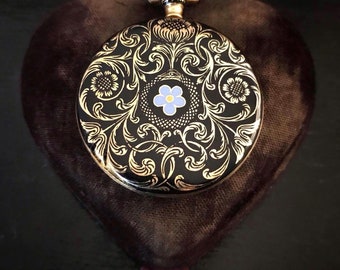 Rare Ouroboros Enamelled Locket 1838