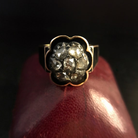 Buy Victorian Diamond Cluster Daisy Ring Circa 1860 Online in