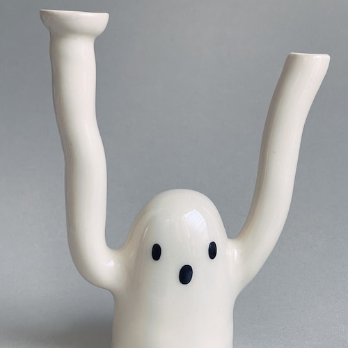Ghost Ceramic Pipe Cute Ceramic Handmade Colorful Pipes Etsy