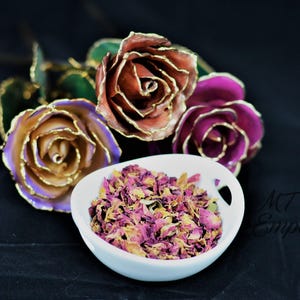 Organic Rose Buds and Petals- Hermit Crab Food