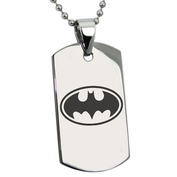 NEW!! Batman Double DogTag Necklace