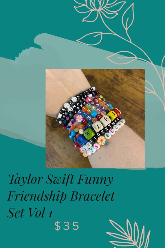 Taylor Swift Reputation Friendship Bracelet Kit/taylor Swift's Eras  Tour/swiftie/eras Tour/taylor/friendship/bracelet 