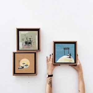 Stampa collage Quadro Cartone Tonki