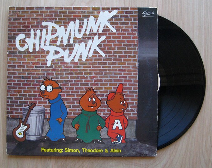 The Chipmunks chipmunk Punk. Vinyl Record LP. Etsy