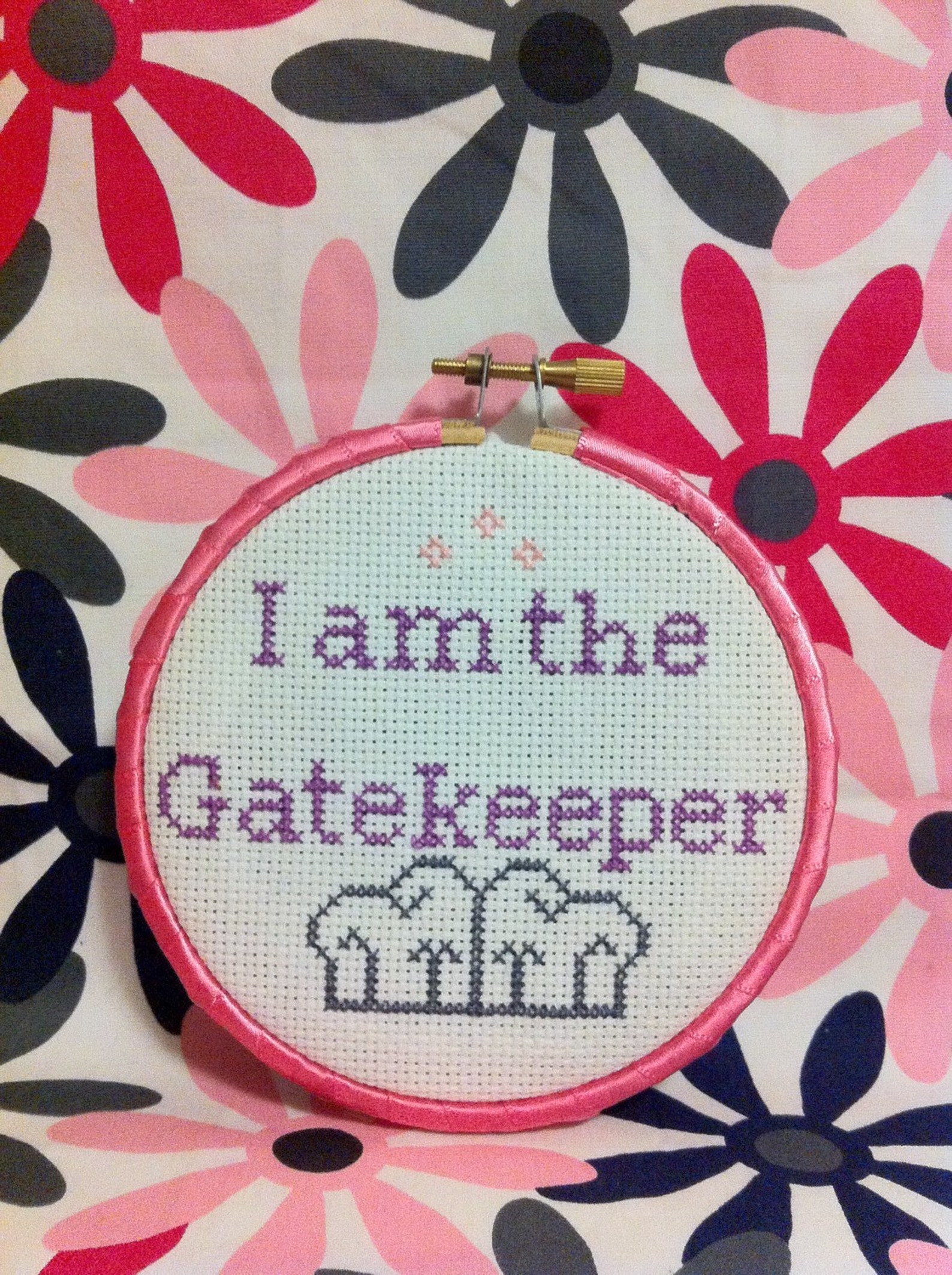 Ghostbusters movie Zuul cross stitch wall art quote Etsy