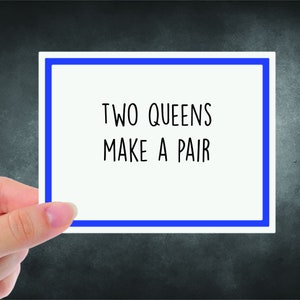 Dos Reinas - Tarjeta LGBTQ