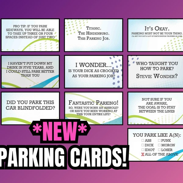 You Suck At Parking Cards - Wonder Pack