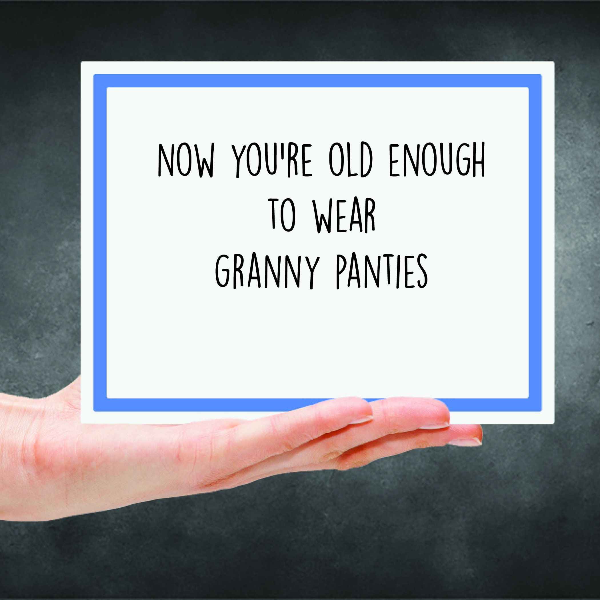 Granny Panties Card -  Canada
