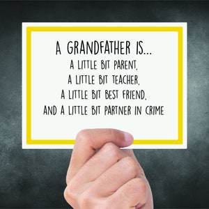 Une carte de grand-père