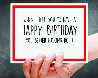 Better Do It - Birthday Card