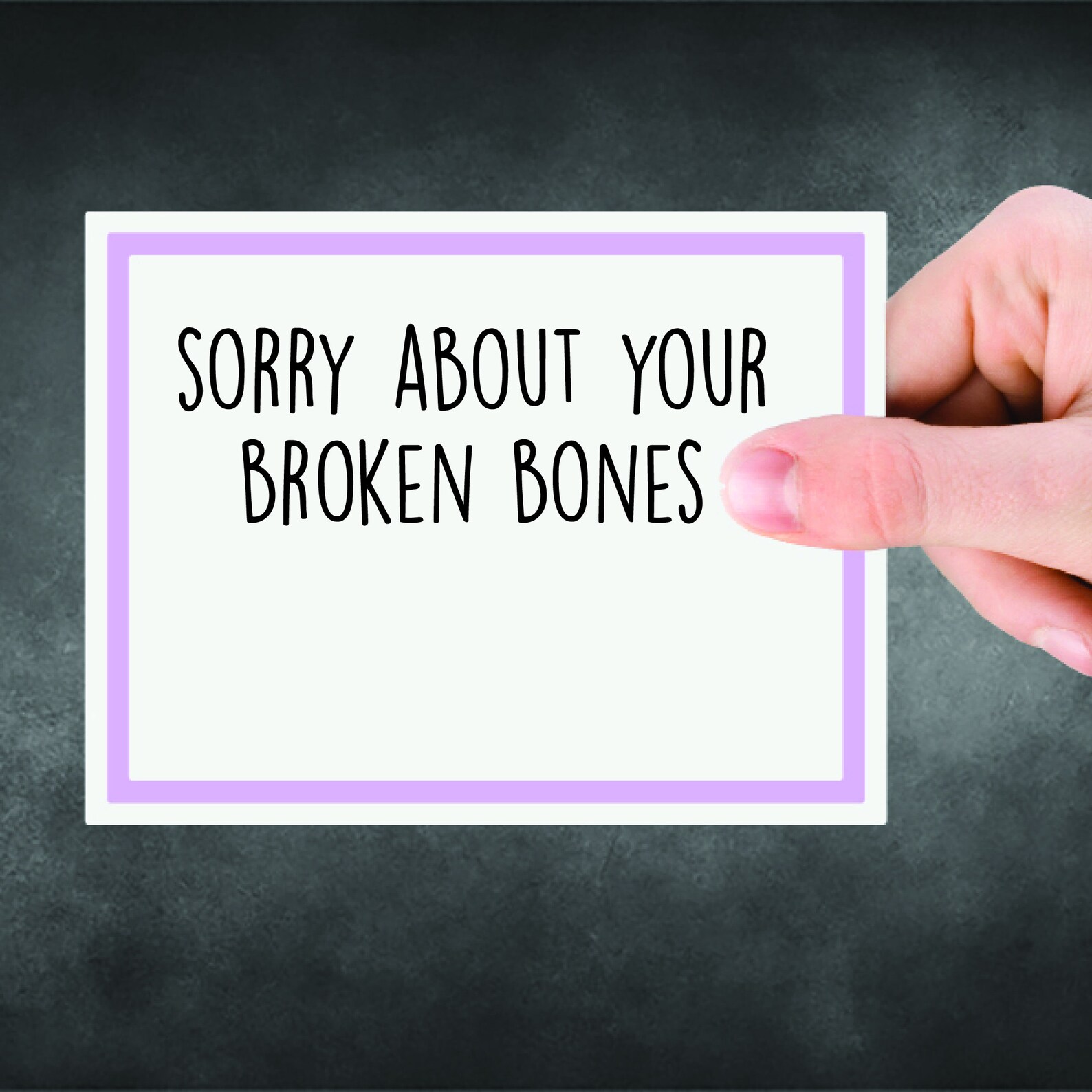 Broken Bones Get Well Card Etsy