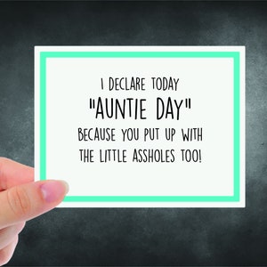 Tante Day Muttertag Karte