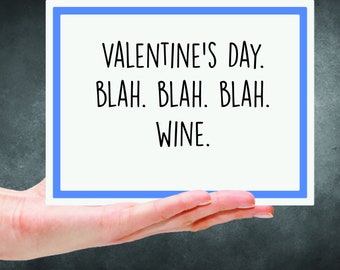 Wine Valentines Card