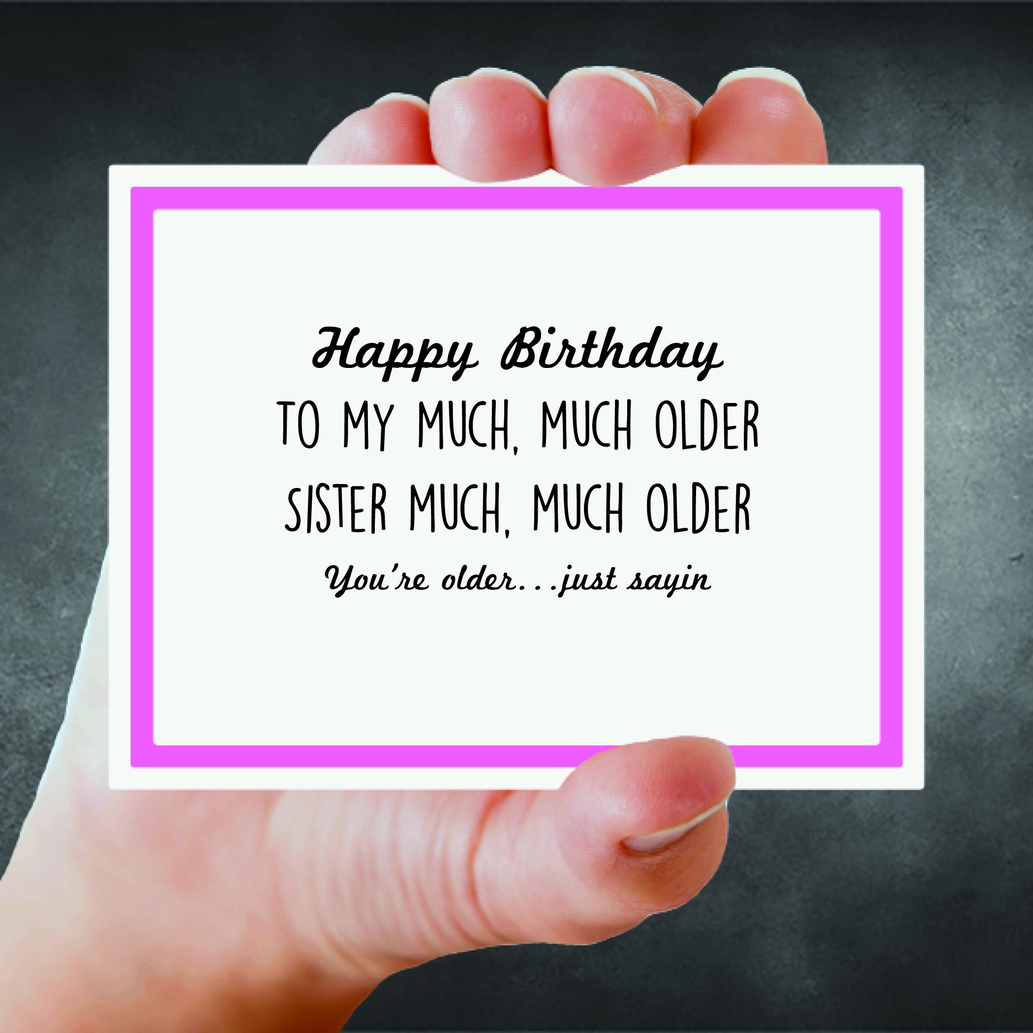 Happy Birthday Sister Card To my Sister Happy Birthday card -  Portugal