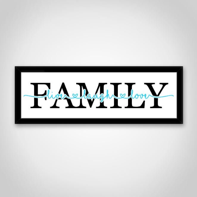 Download FAMILY live-laugh_love SVG Silhouette Cameo Cricut Cut | Etsy
