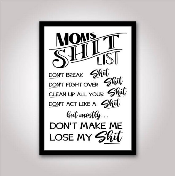 Download Moms Shit List SVG Shit List Svg Moms Svg Mother Svg Rules ...
