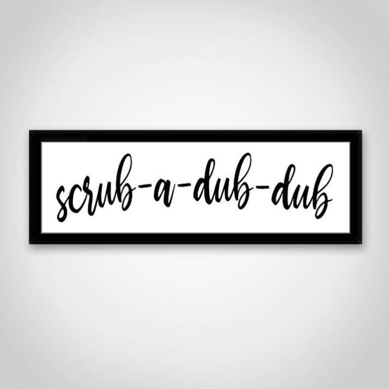 Scrub a dub dub SVG Svg cut file dxf svgs | Etsy