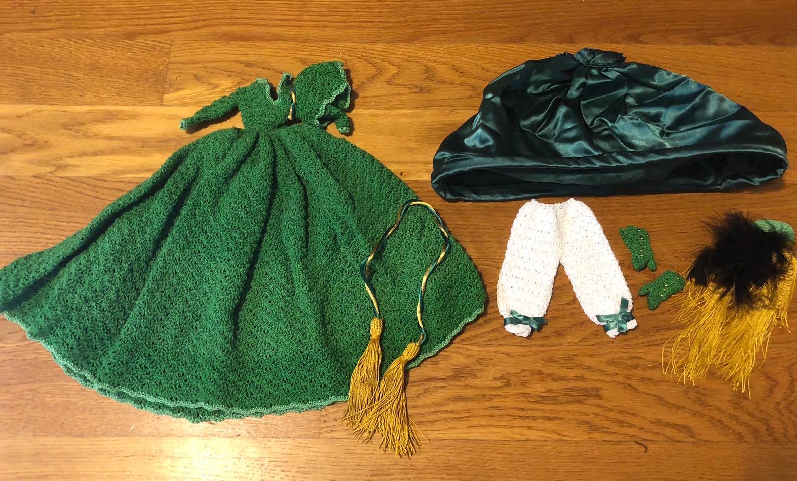gone with the wind green drapery dress Gone With the Wind main image 1