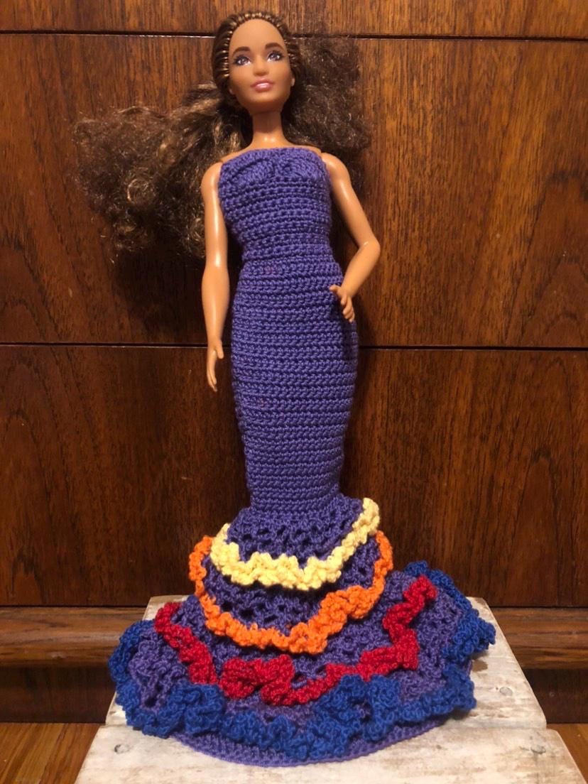 Barbie long frock sales