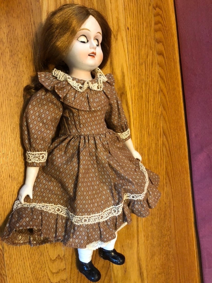 Vintage Seto Fukaya Porcelain Doll Estate Open Mouth With Teeth Etsy