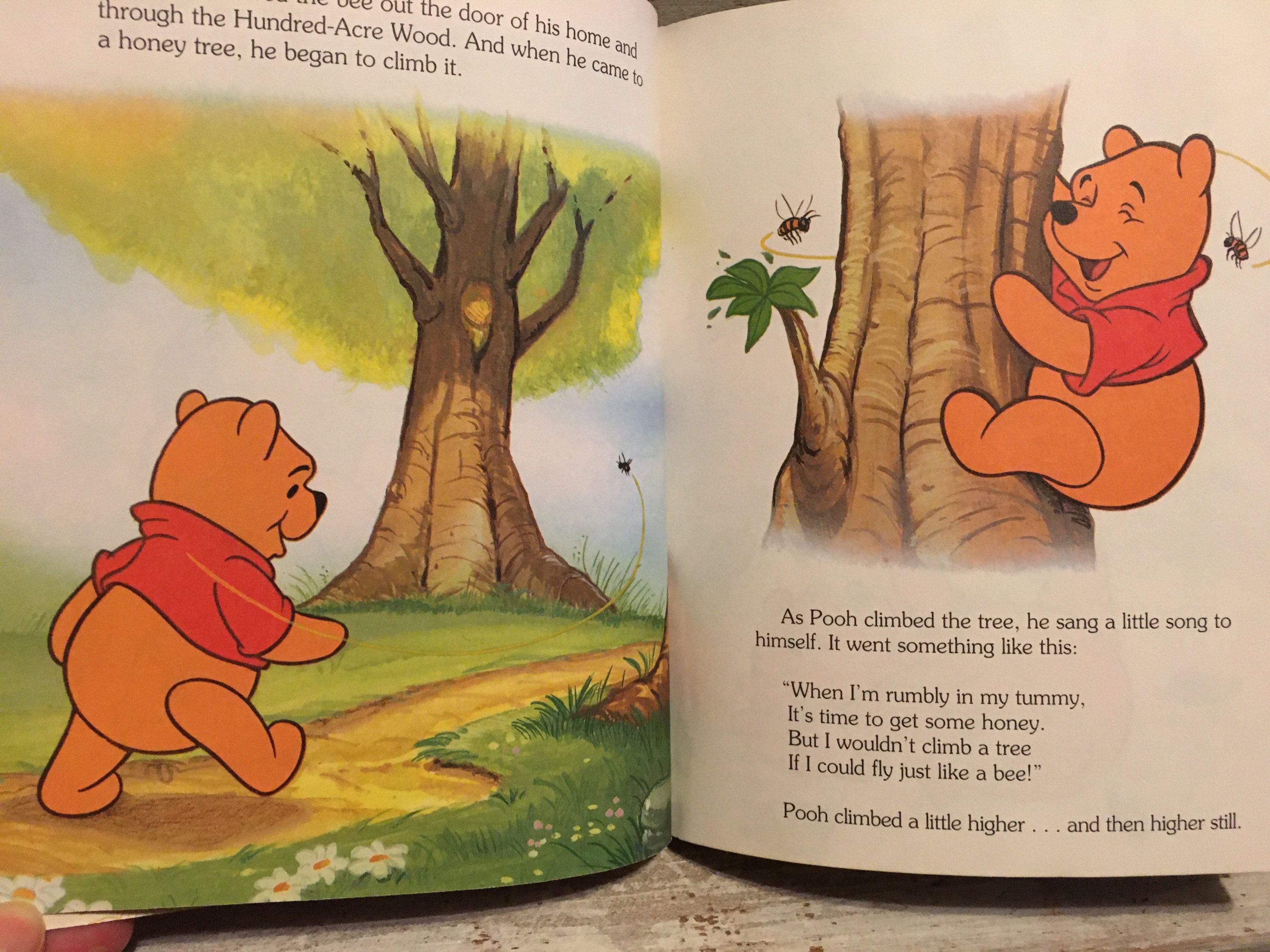 Winnie the Pooh and the Honey Tree Little Golden Book