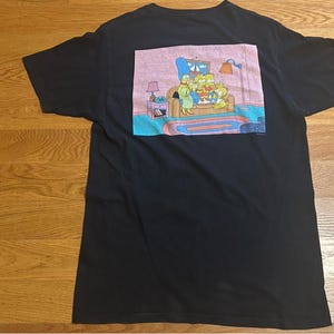 Vintage The Simpsons T Shirt/Tee Graphics On Back