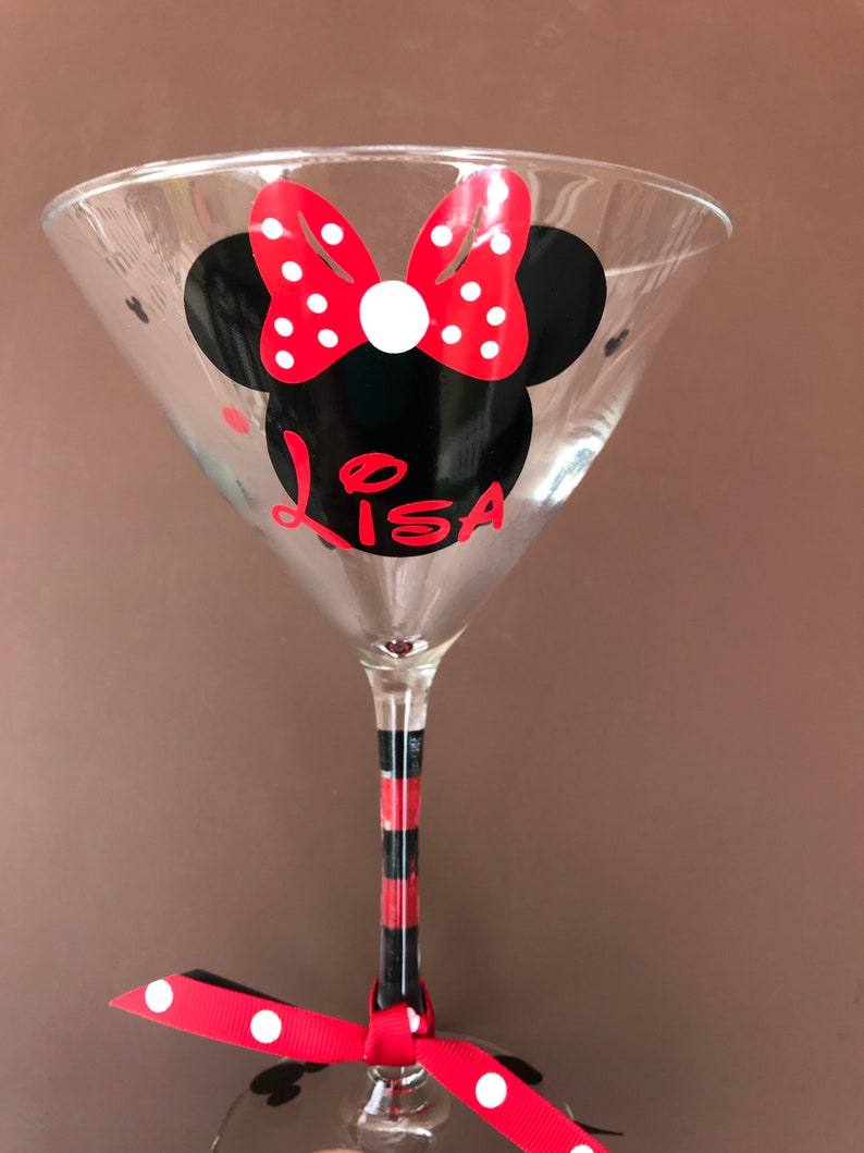 Mickey or Minnie Personalized Glasses Disney Gifts Disney Etsy