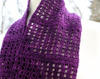 Wooded Paths Crochet Cowl & Scarf Pattern - PDF Download
