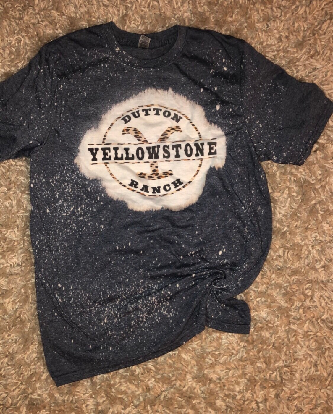 mustard bleached shirt