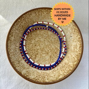 Bills Beaded Bracelets: Minimal Game Day Jewelry for Men and Women
