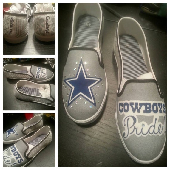 Items similar to Dallas Cowboys Made to Order Custom Canvas Shoes on Etsy