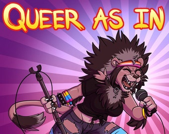 Queer As in F You Glossy Art Print