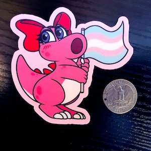 Birdo Pride Vinyl Sticker image 4