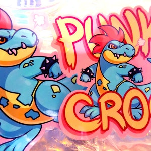 Punk Croc Holographic Vinyl Stickers