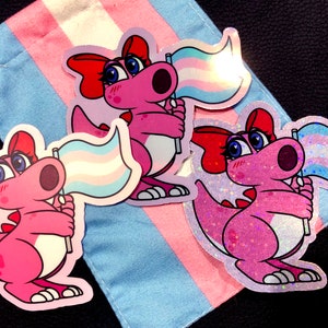 Birdo Pride Vinyl Sticker image 3