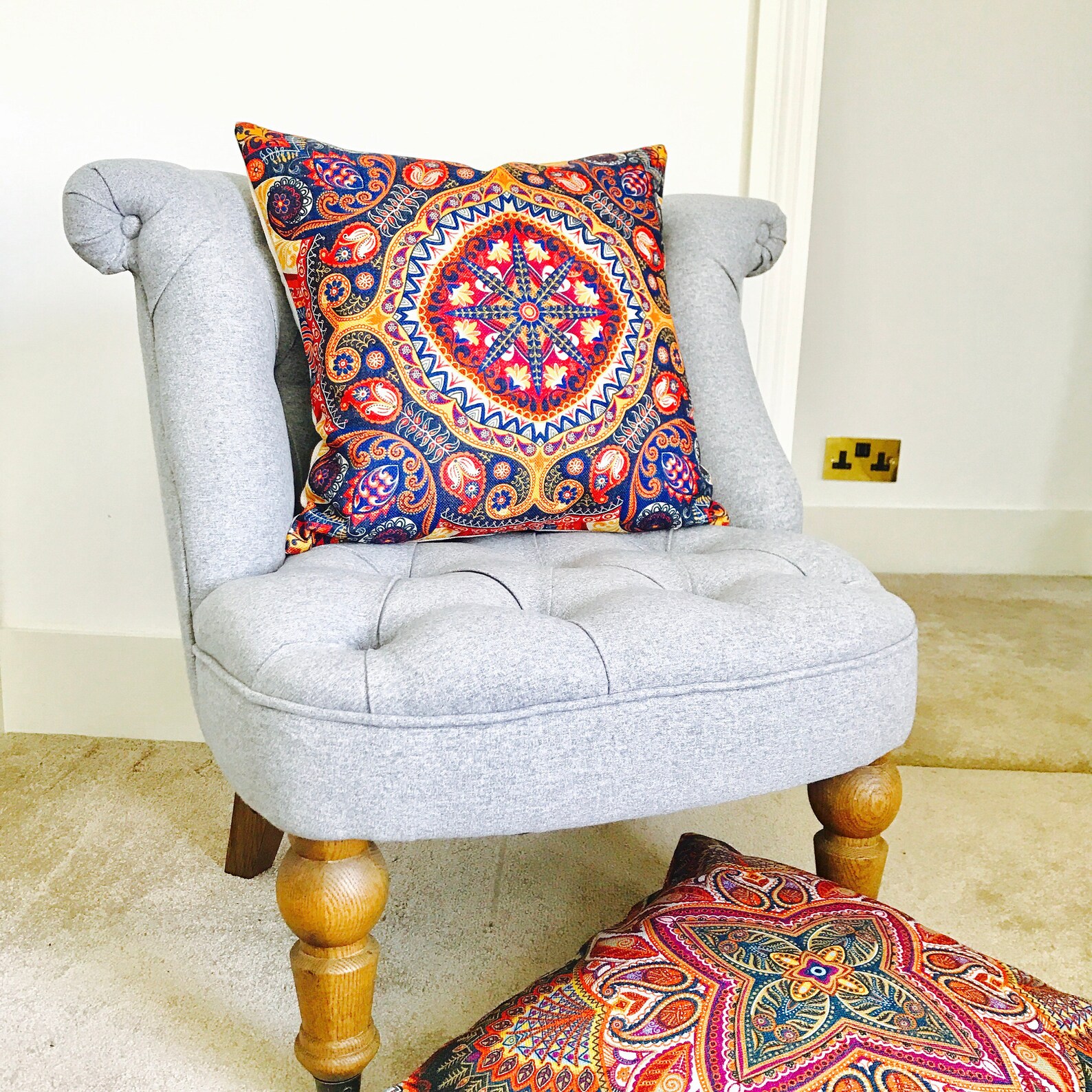 Bohemian cushion hippie cushion boho cushions bohemian Etsy