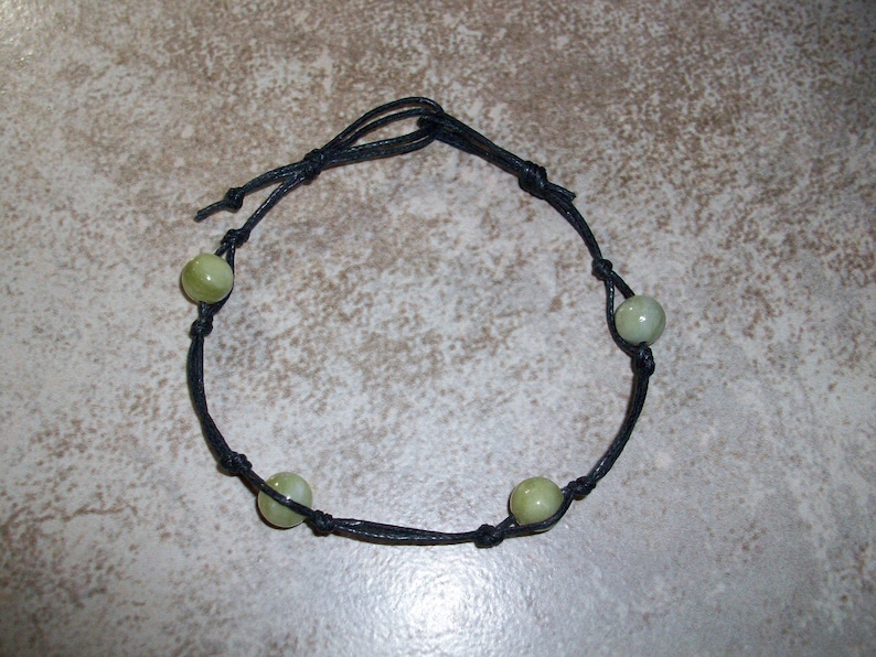 Jade Stackable Knotted Bracelet