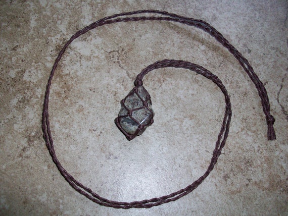 Horn (Rugose) Coral Braided Necklace
