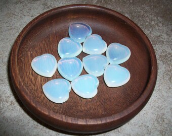 Opalite Small Heart ( 1 Stone )