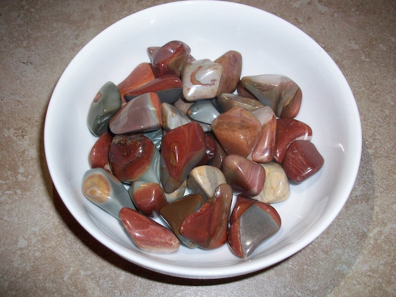 Polychrome Desert Jasper Tumbled Stones