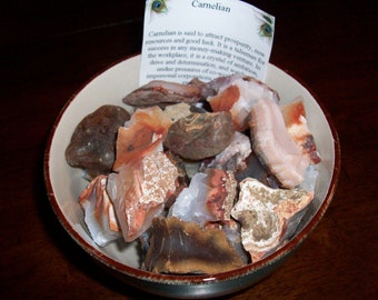 Carnelian Small/Medium Raw Crystals