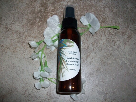 Frankincense and Patchouli Aroma Mist 2 oz Bottle