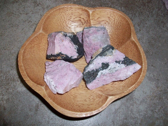 Rhodonite Medium Raw Crystals